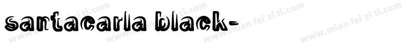santacarla black字体转换